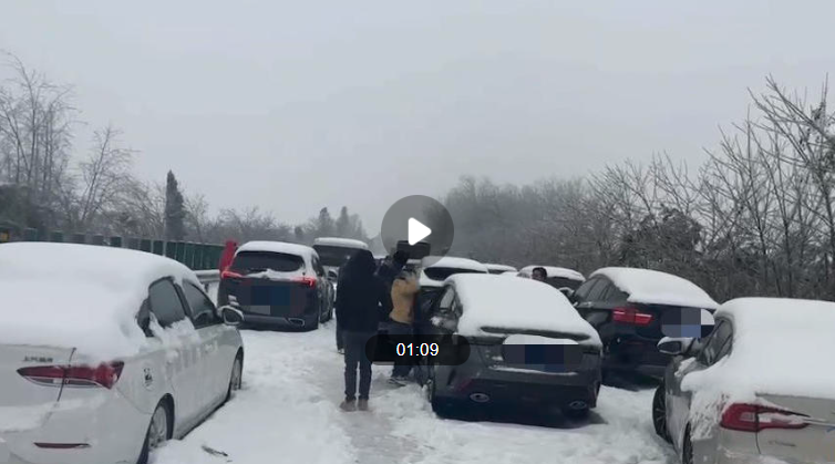 女子自驾返乡遇暴雪开直播求助，风雪中的智慧与勇气之旅