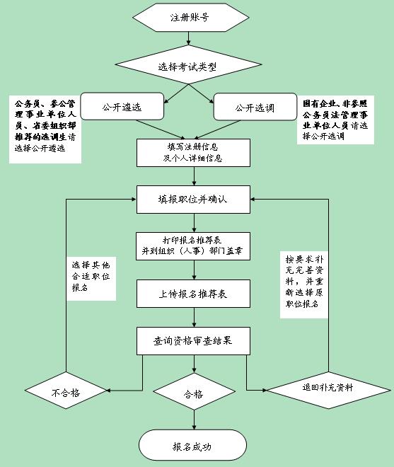 公务员录用流程全解析，洞悉选拔全貌示意图