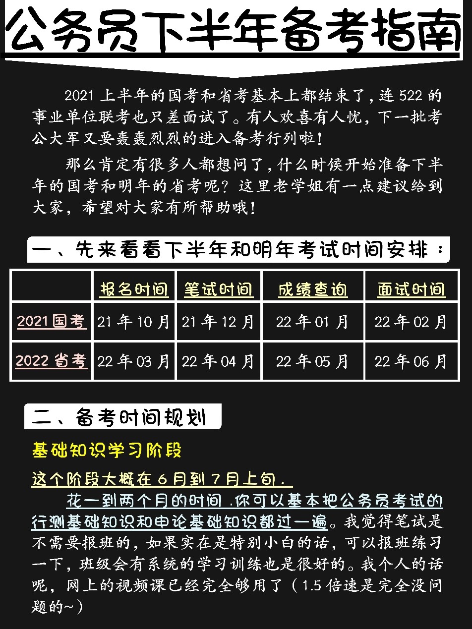 公务员考试备考策略与计划指南