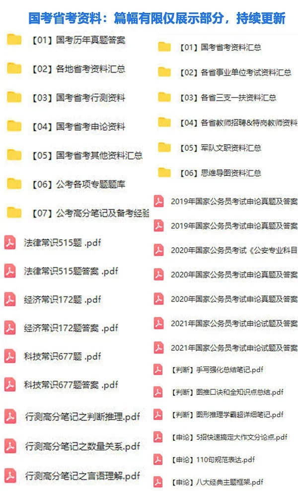 全面解析考公务员所需资料，必备资料清单与指南