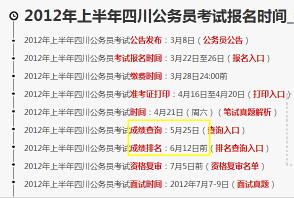 四川公务员考试报名时间及解析