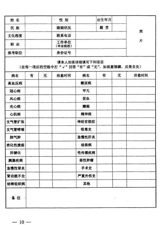 公务员体检标准亟需改革更新