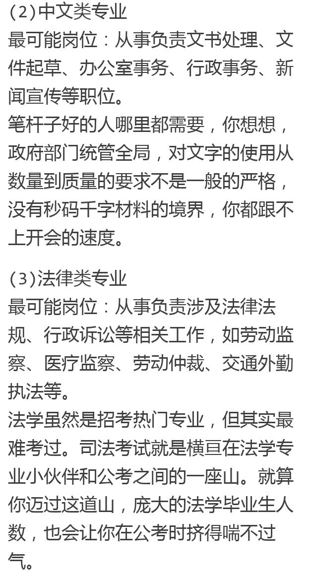 六种专业禁考公务员，深度解析背后的原因