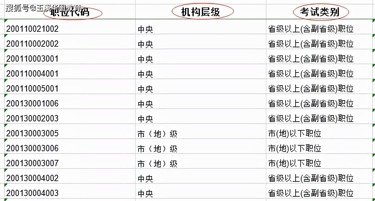 国家公务员国考职位表下载及全面解析指导手册